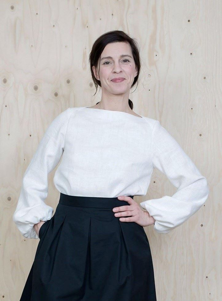 The Assembly Line Paper Sewing Pattern Puff Shirt