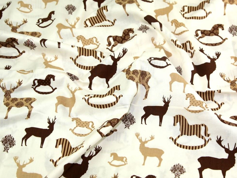 Deadstock 100% Cotton Fabric Beige