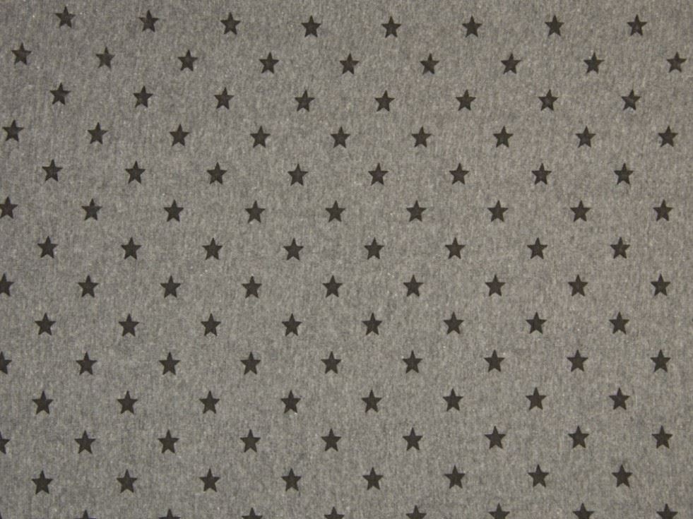 Dark Grey Melange Deadstock Tubular Ribbing Stretch Knit Fabric