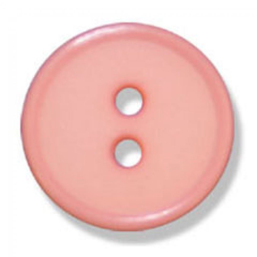Trimits Pink Round Plastic Buttons (Value Pack)