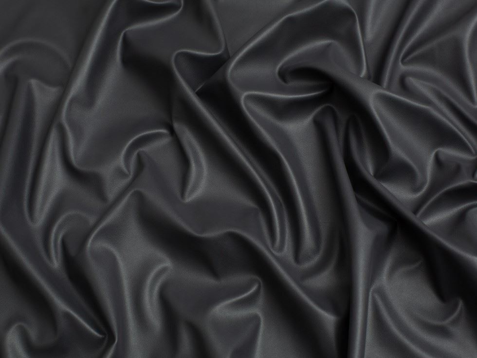 Minerva Core Range Grey Soft Supple Stretch Faux Leather Fabric