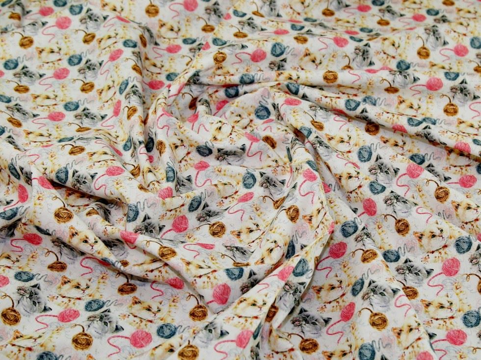John Louden Multicoloured 100% Cotton Fabric
