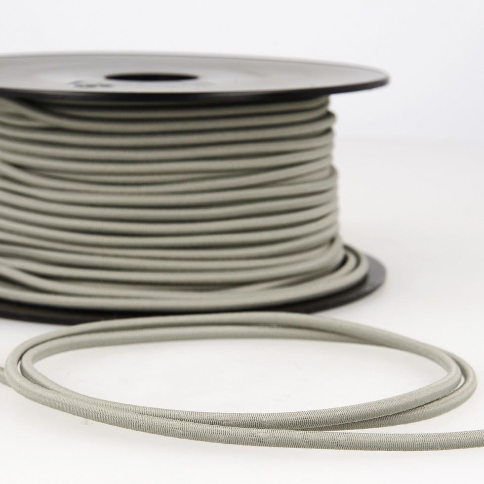 Stephanoise Round Elastic Cord Grey
 