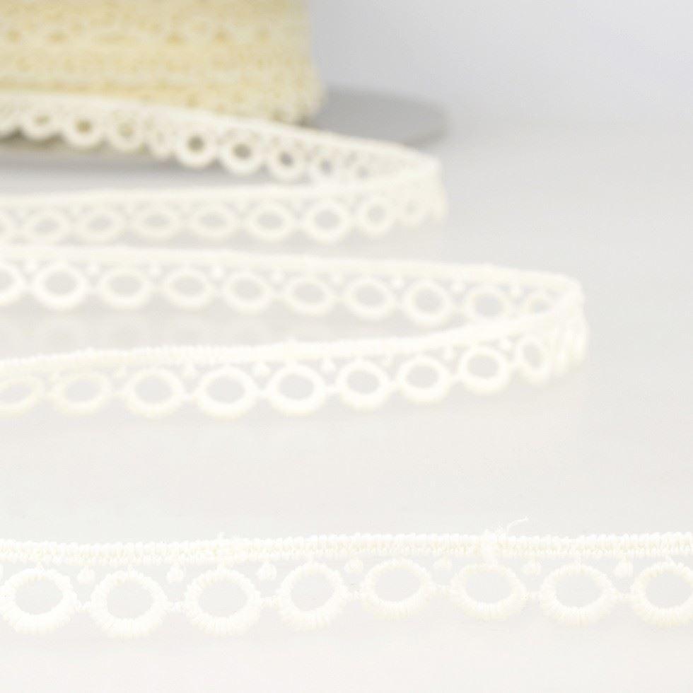 Stephanoise Ivory Guipure Lace Trim