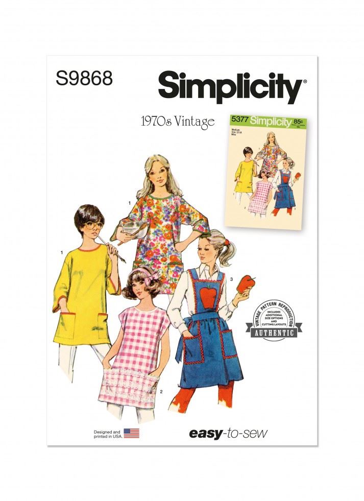 Simplicity Paper Sewing Pattern 9868
 