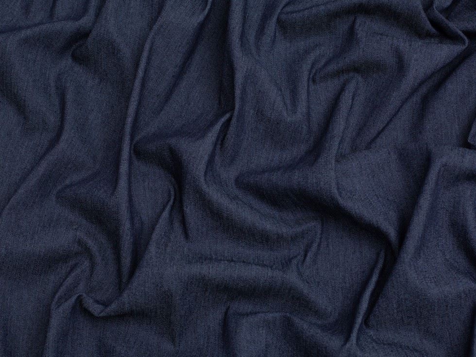 Minerva Core Range 190gsm Stretch Soft Denim Fabric Dark Blue
 