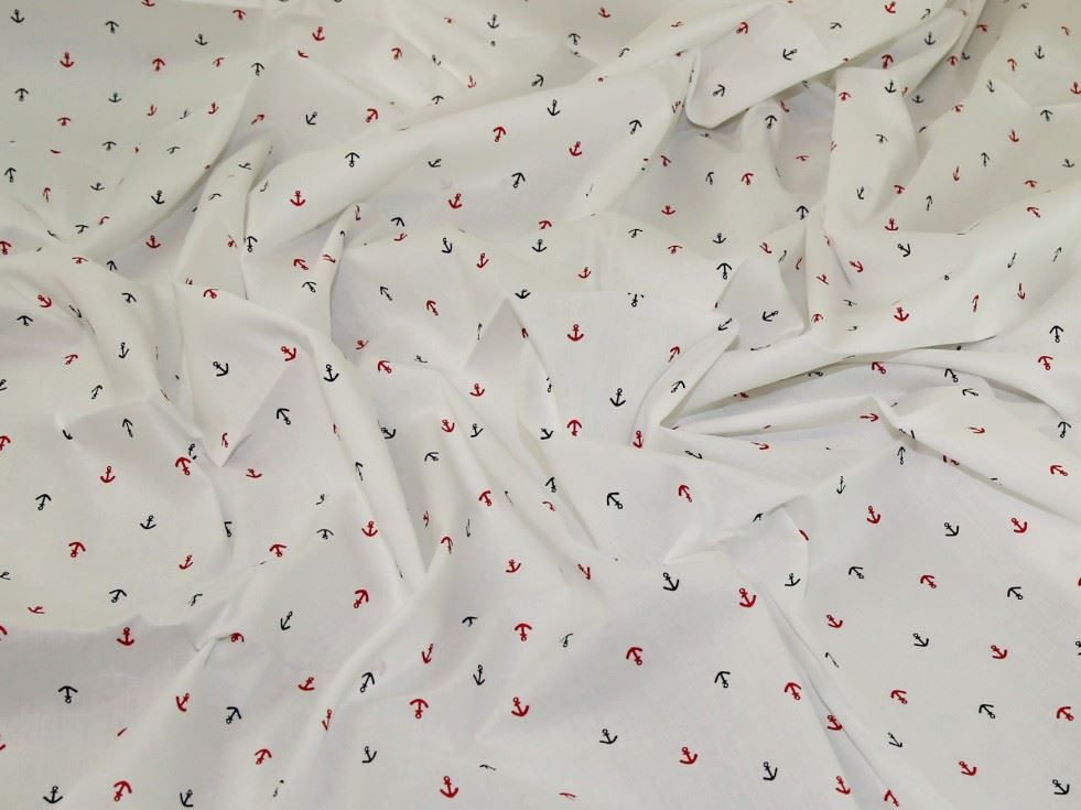 Deadstock 100% Cotton Poplin Fabric White
 