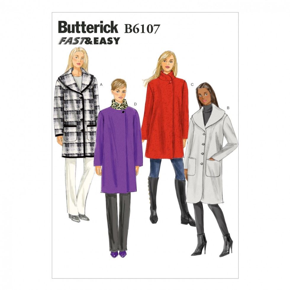 Minerva Sewing Pattern 6107 Butterick Butterick-6107-Y
