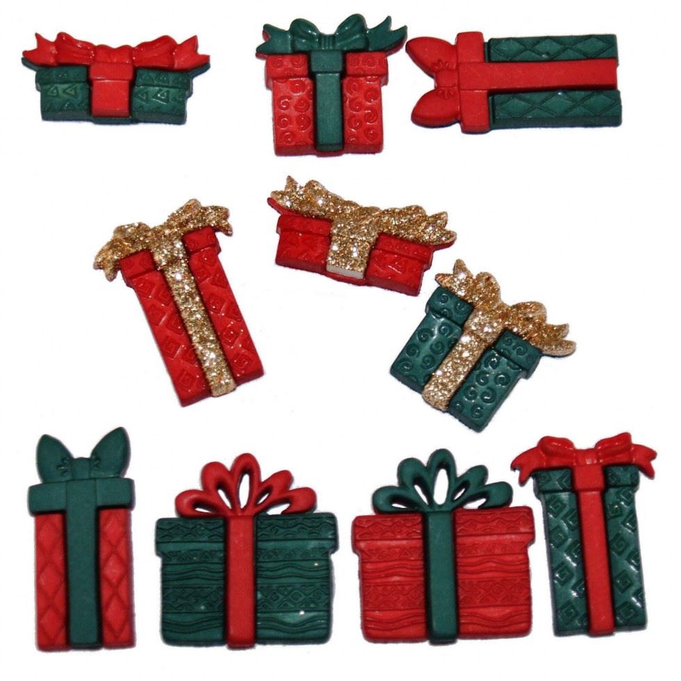 Dress It Up Christmas Buttons
 