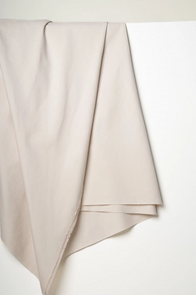 Atelier Brunette Light Cotton Gabardine Fabric Milky Clay