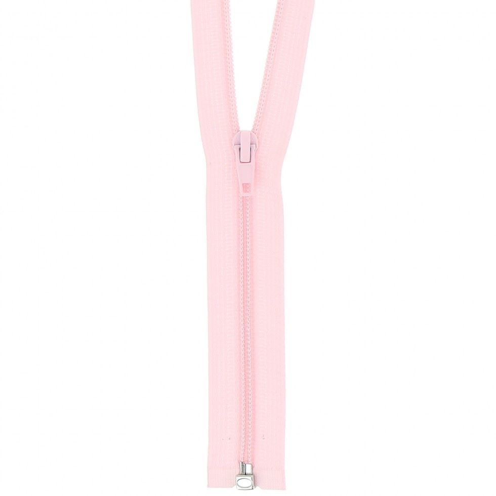 Milward Light Weight Open End Zips Light Pink