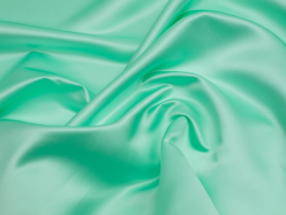Minerva Core Range Classique Duchess Satin Fabric Mint Green
 