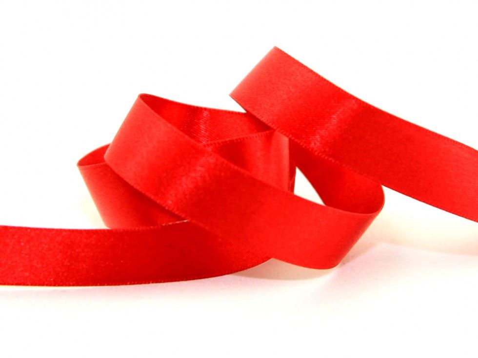 Berisfords 250 Red Double Faced Satin Ribbon