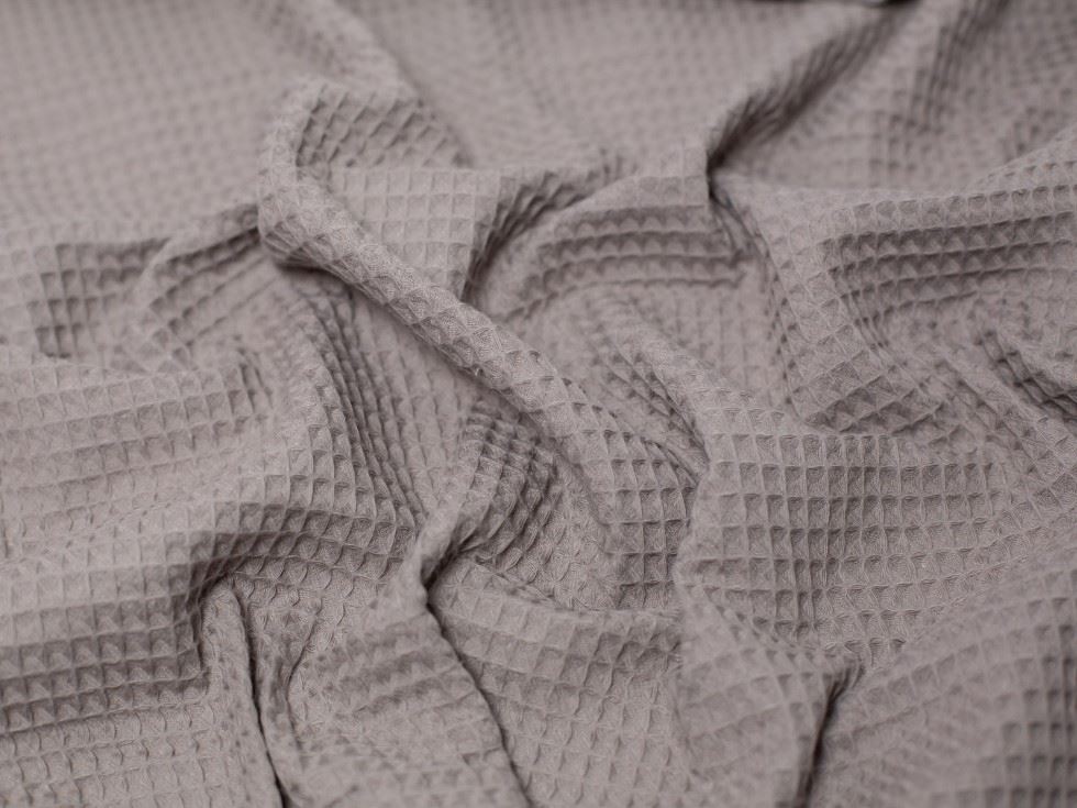 Minerva Core Range Sandstone Medium Cotton Waffle Fabric