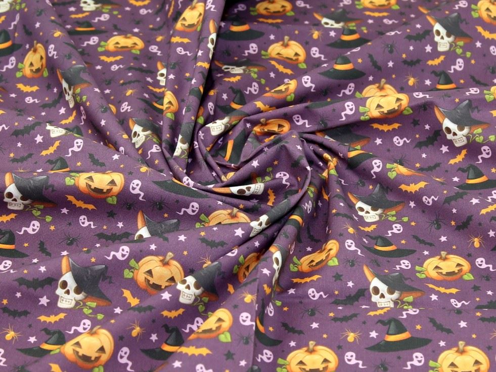 100% Craft Cotton Fabric Purple
 