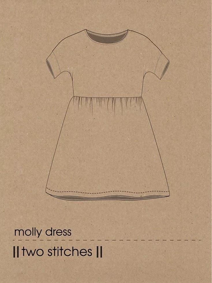 Two Stitches Sewing Pattern Molly Dress