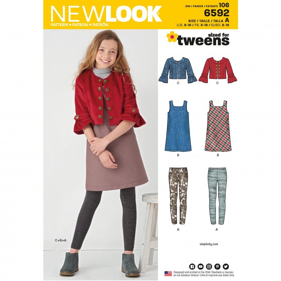 New Look Paper Sewing Pattern 6592
 