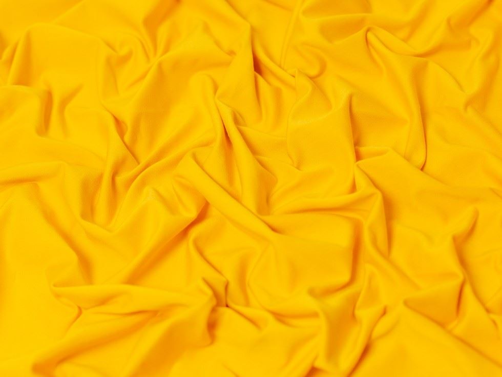 Minerva Core Range Ochre Cotton Lycra Jersey Stretch Knit Fabric