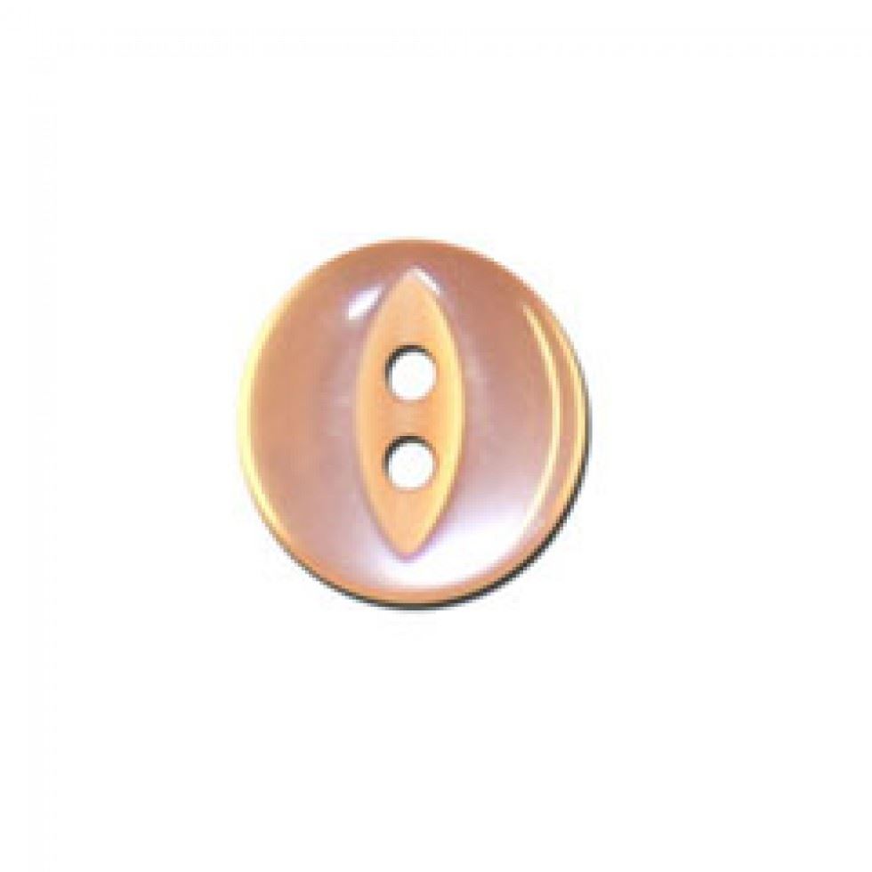 Trimits Peach Fisheye Buttons (Value Pack)