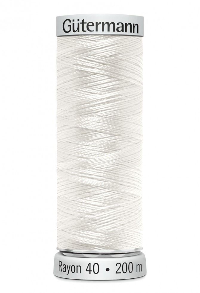 Gutermann No 40 Sulky Rayon Embroidery Thread 1002