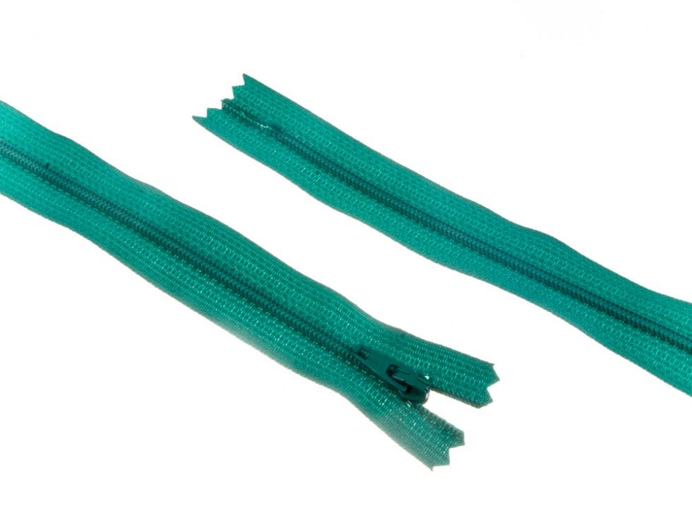 YKK Nylon Closed End Dress Zips Jade Green
 