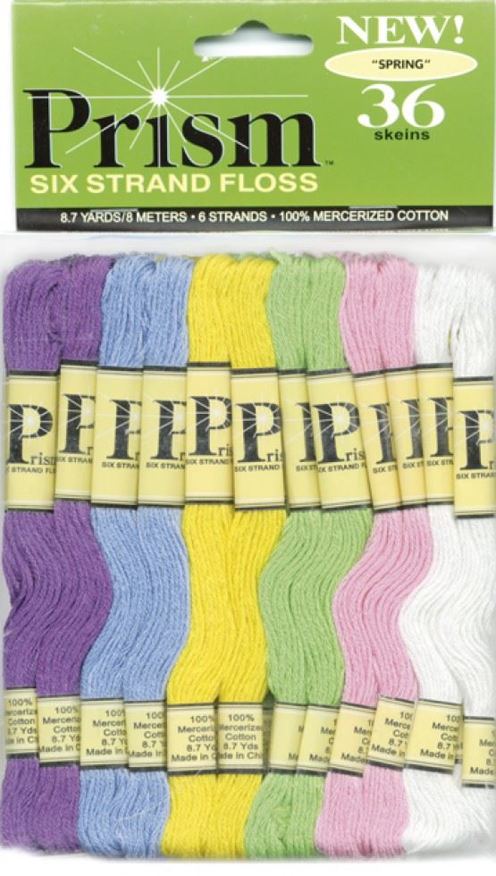 DMC Prism Floss Threads Spring Colours
 