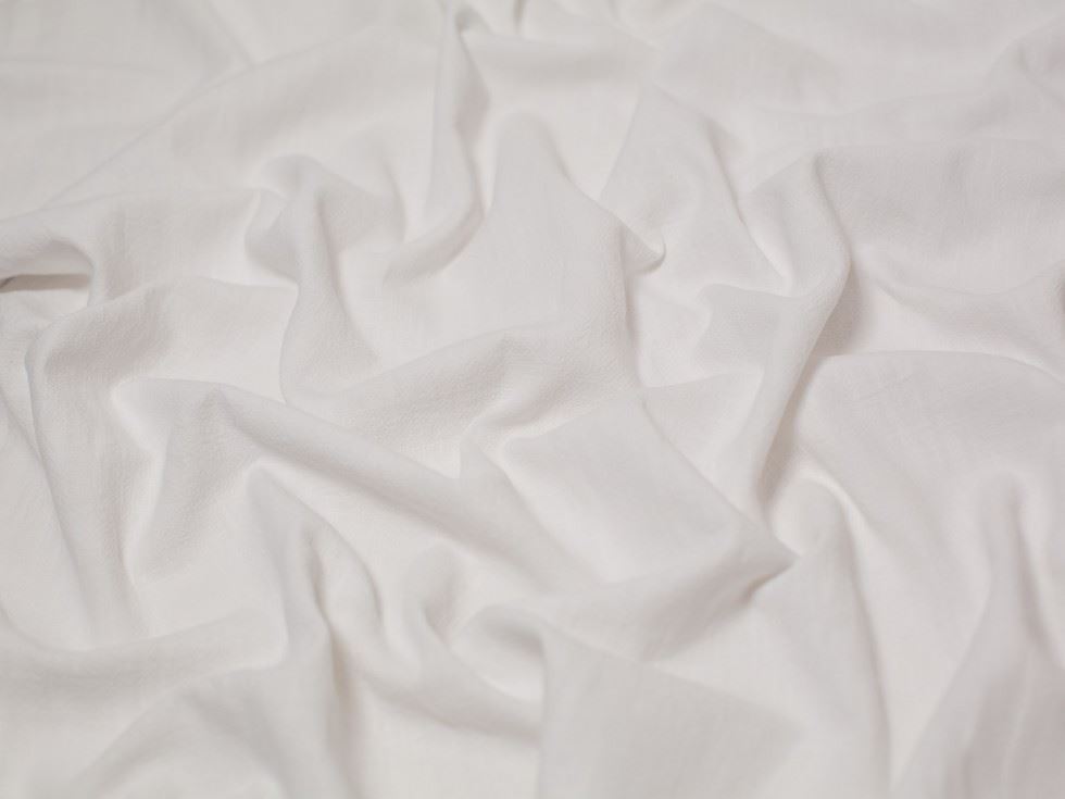 Minerva Soft Stonewashed Ramie Linen Weave Fabric White Ramie/Linen Minerva Core Range Nt-02155-050
