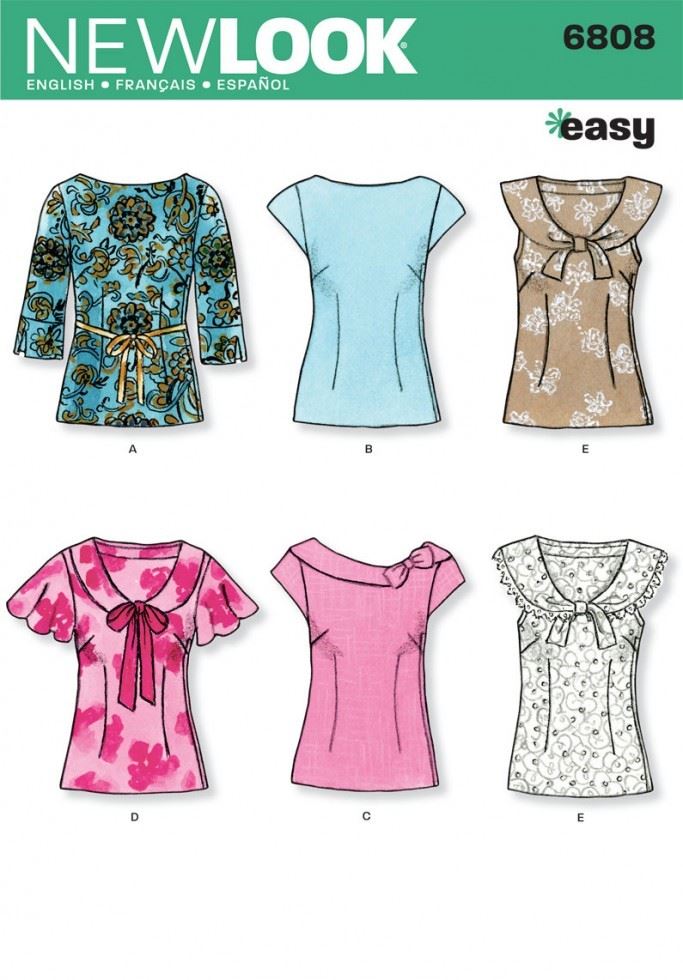 New Look Paper Sewing Pattern 6808
 