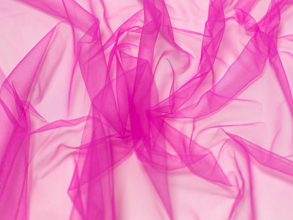 Minerva Core Range Dolce Vita Soft Italian Tulle Fabric Cyclamen
 