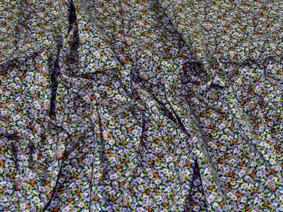 Purple Deadstock 100% Cotton Poplin Fabric