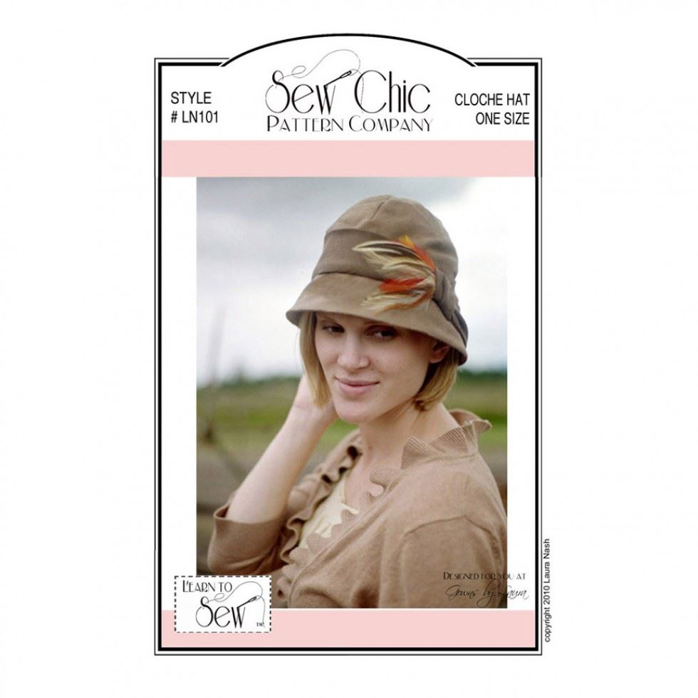 Sew Chic Paper Sewing Pattern Cloche Hat
 