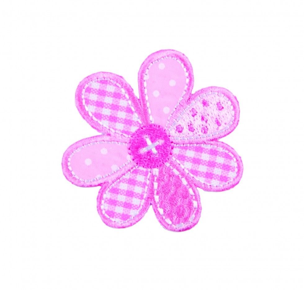 Craft Factory Pink Patch Motif Patchwork Flower