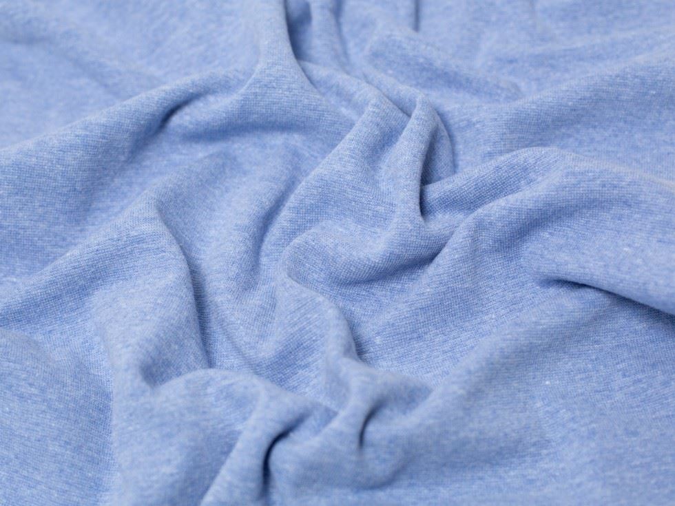 Minerva Core Range Seaside Melange Tubular Ribbing Stretch Knit Fabric