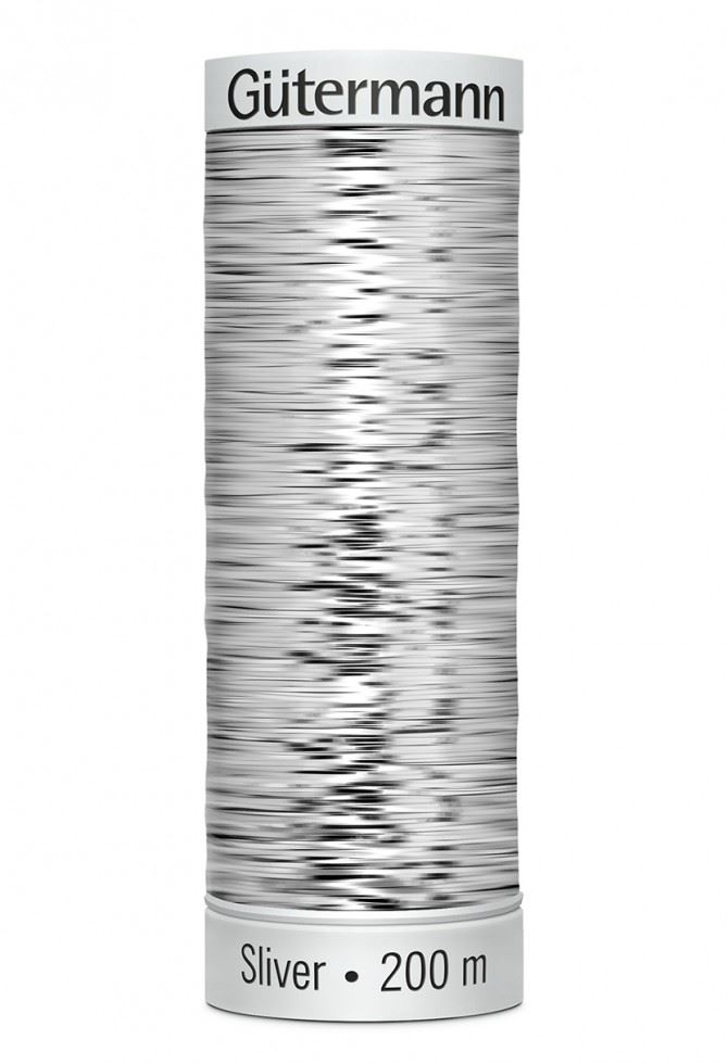 Gutermann 8001 Sulky Sliver Embroidery Thread