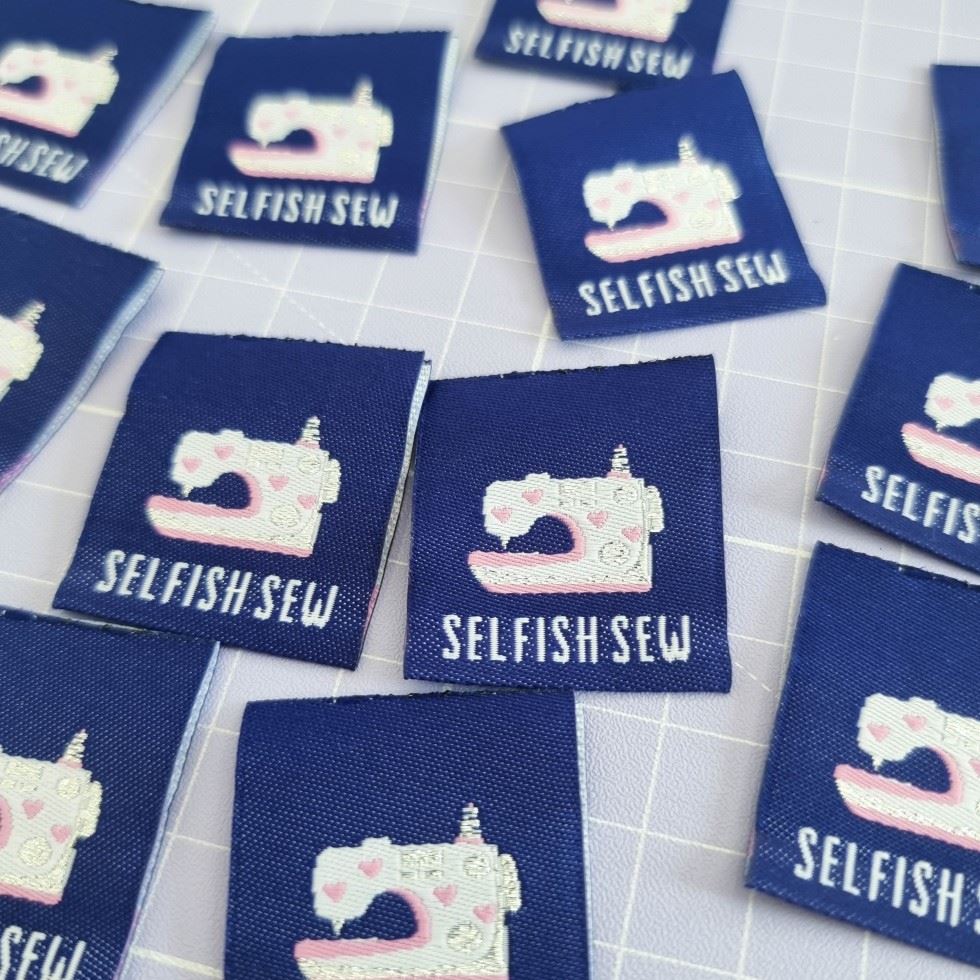 Sew Anonymous Selfish Sew Metallic Woven Labels
 