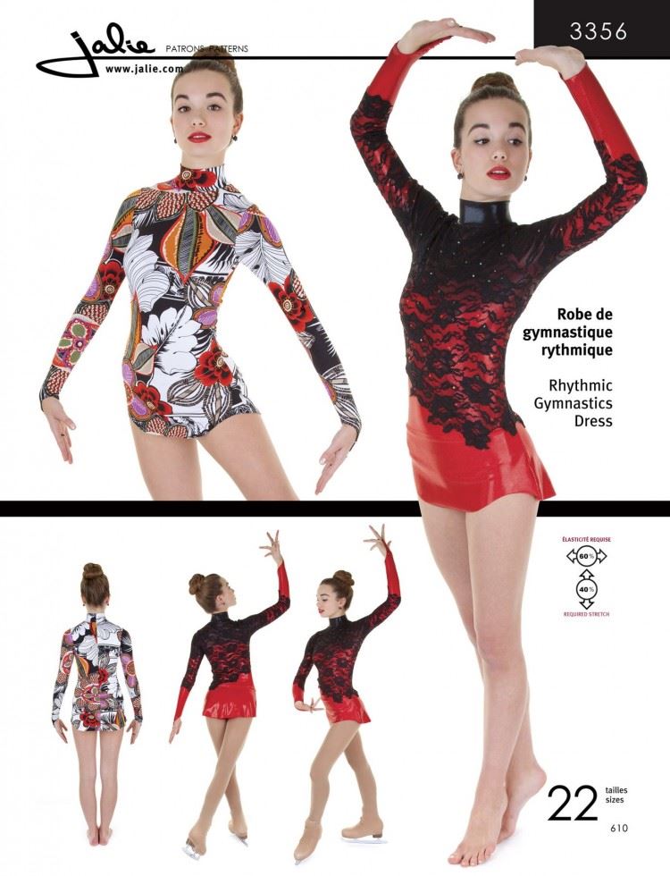 Jalie Sewing Pattern 3356 Rhythmic Gymnastics Dress