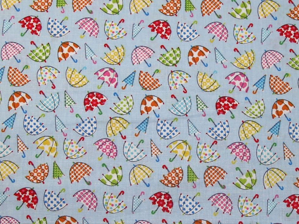 Blue 100% Cotton Poplin Fabric