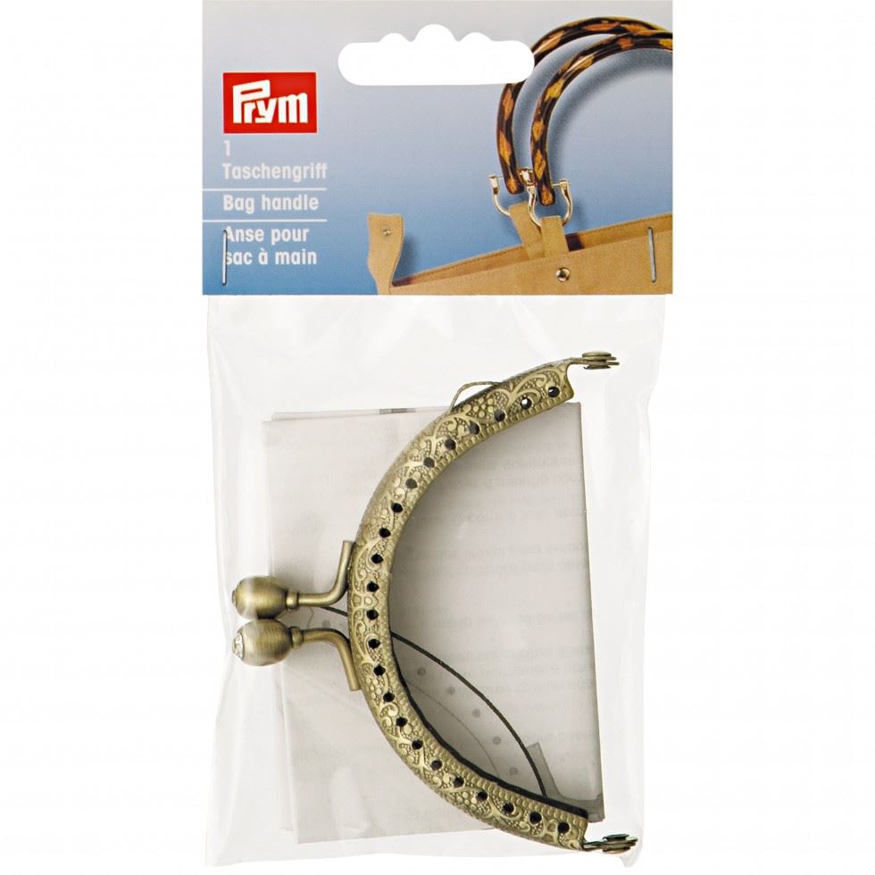 Prym Bag Purse Frame Antique Brass
 
