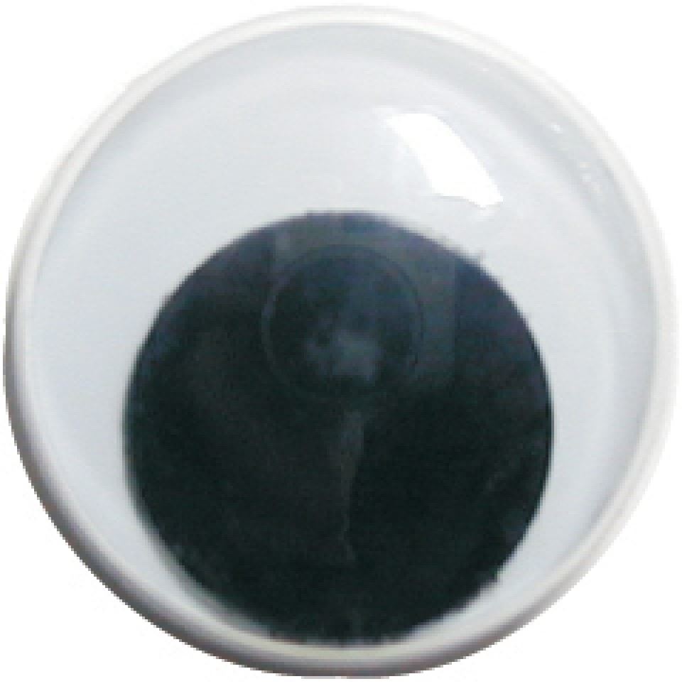 Craft Factory Black & White Safety Wobbly Toy Eyes