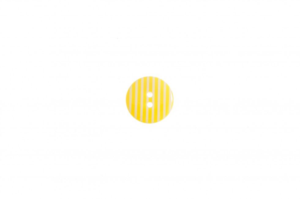 Trimits Yellow Candy Stripe Buttons (Value Pack)