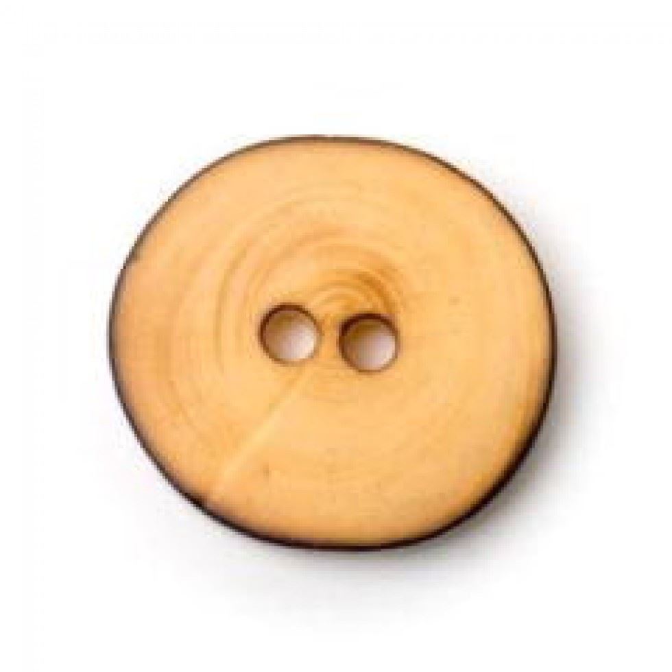 Crendon Brown Natural Wood Buttons (Value Pack)