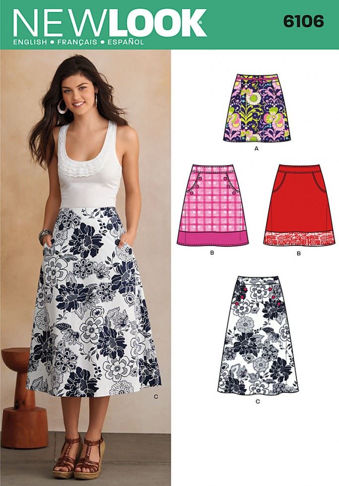 New Look Paper Sewing Pattern 6106
 
