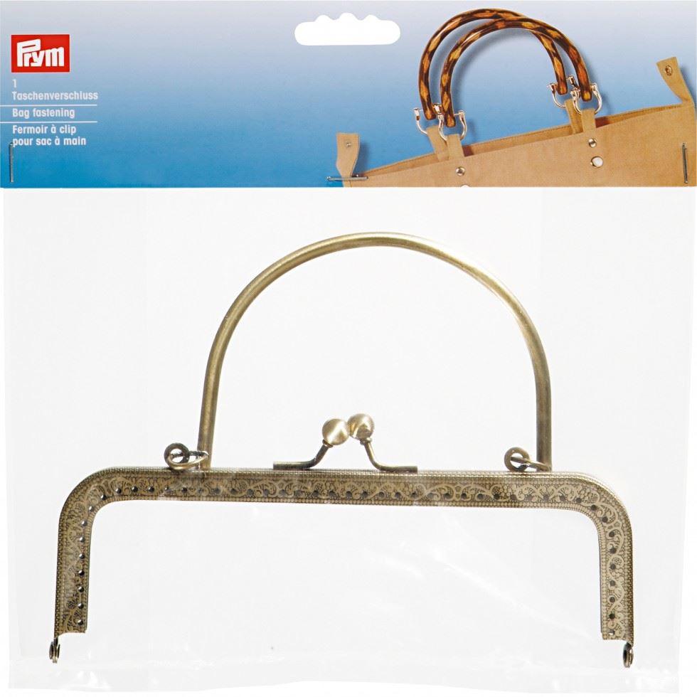 Prym Brass Bag Purse Frame