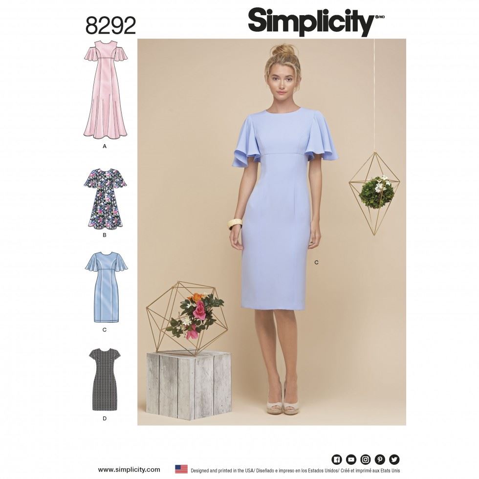 Simplicity Paper Sewing Pattern 8292
 