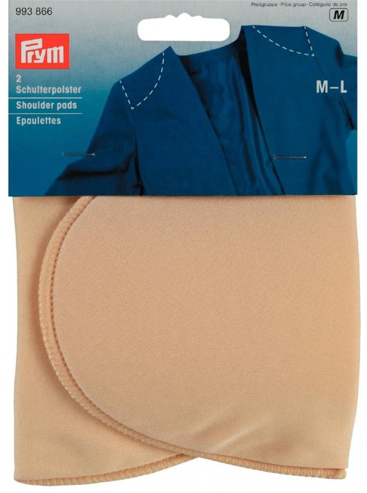 Prym Peach Set In Shoulder Pads