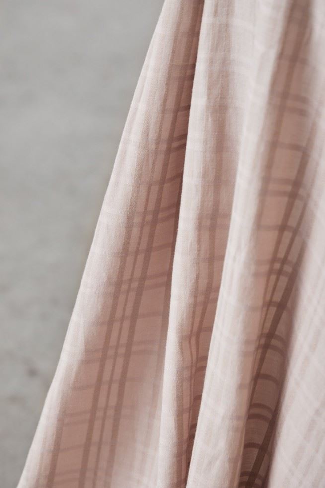 Meet Milk Warm Sand Sina Sheer Tencel Lyocell Cotton Fabric