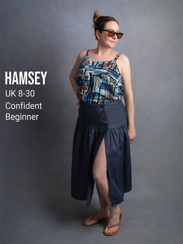 Sussex Seamstress Paper Sewing Pattern Hamsey Skirt
 