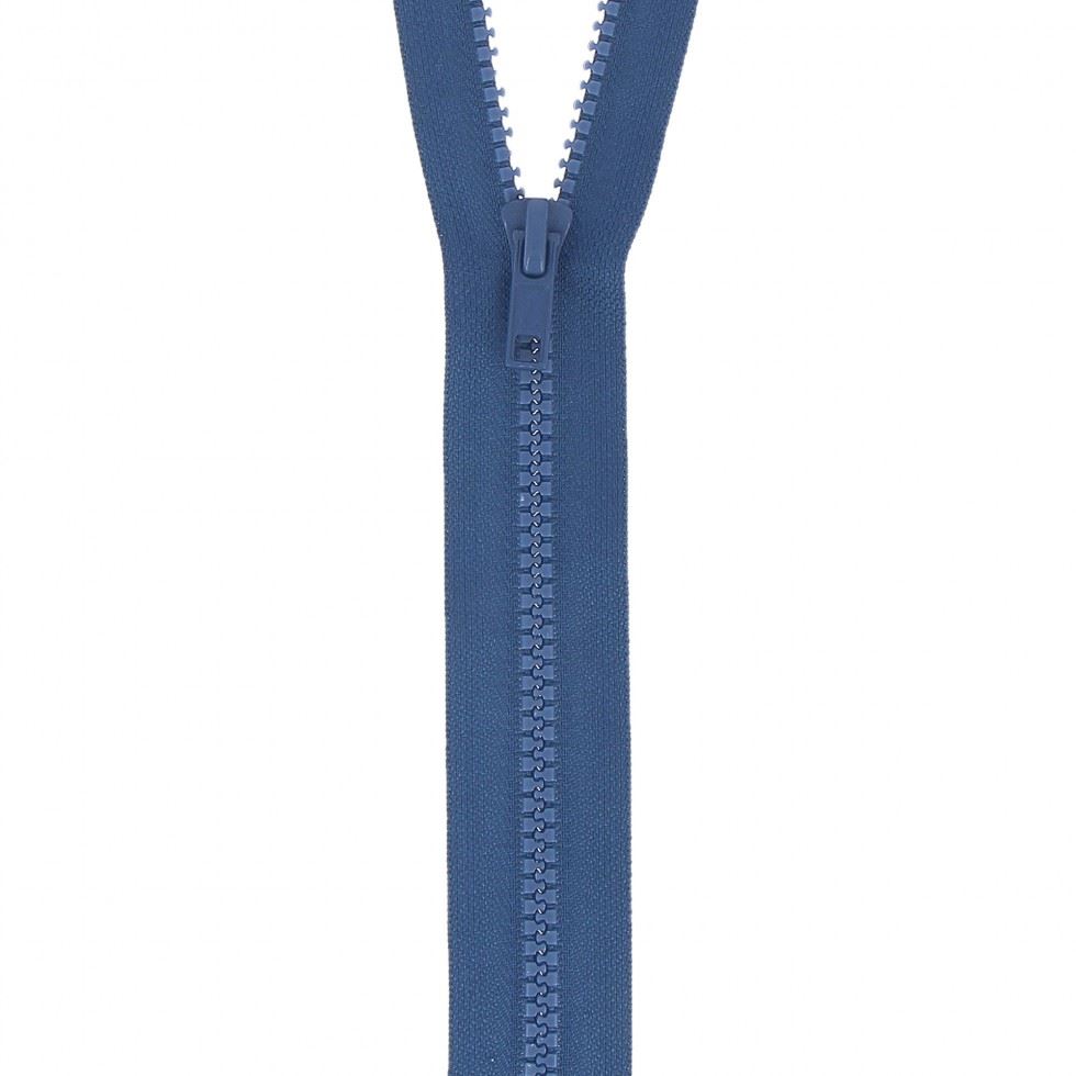 Milward Chunky Open End Zips Mid Royal Blue
 
