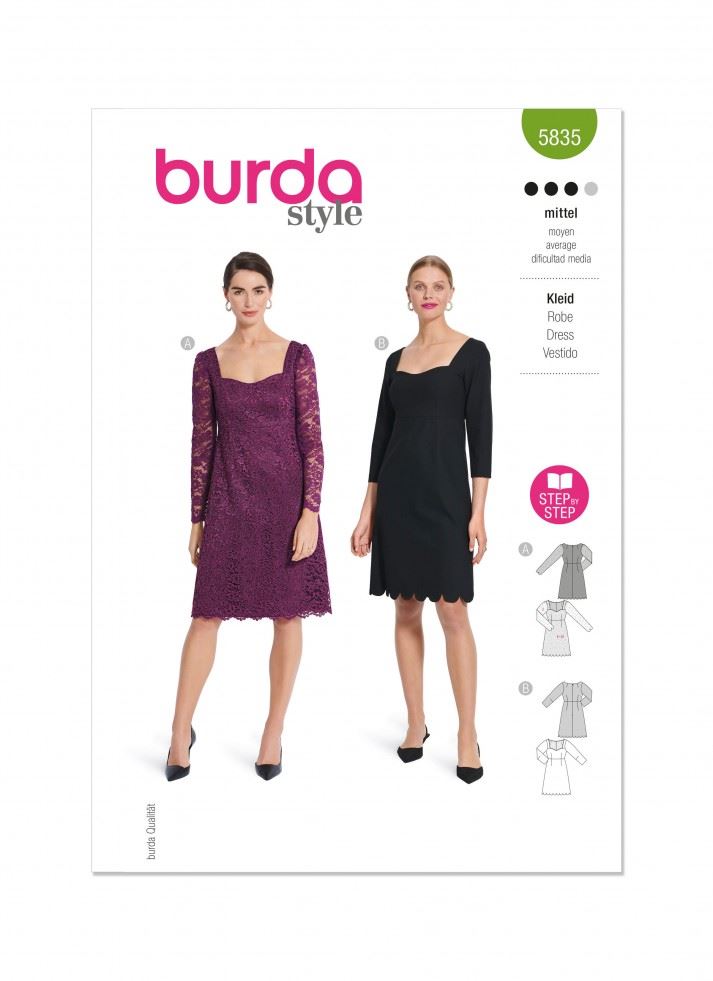 Burda Paper Sewing Pattern 5835
 