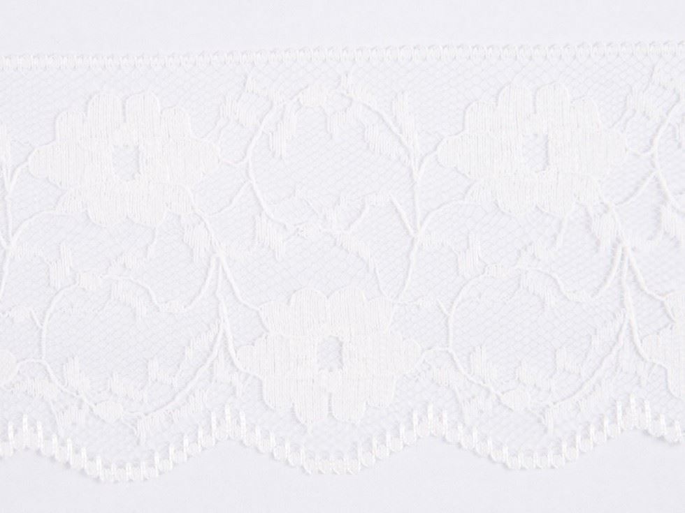 Essential Trimmings Ivory Delicate Nylon Lace Trim (Value Roll)